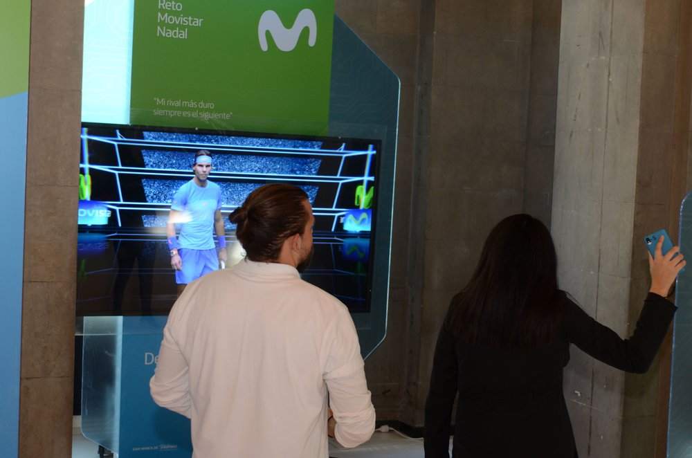 TELEFÓNICA BRINGS THE LATEST VIRTUAL REALITY TECHNOLOGIES TO TENNIS WITH 'RAFA NADAL', AN ALMOST REAL GAME EXPERIENCE AT THE FLAGSHIP STORE IN GRAN VIA.