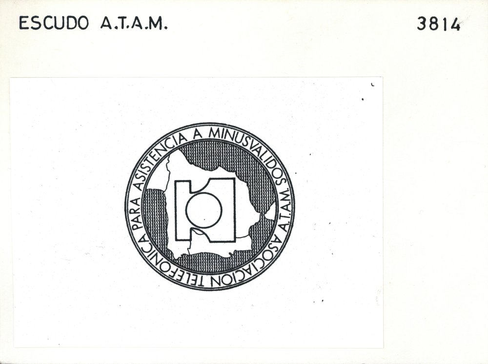 ANAGRAMAS :  ESCUDO ATAM (ASOCIACIÓN TELEFÓNICA PARA LA ASISTENCIA AL MINUSVÁLIDO)