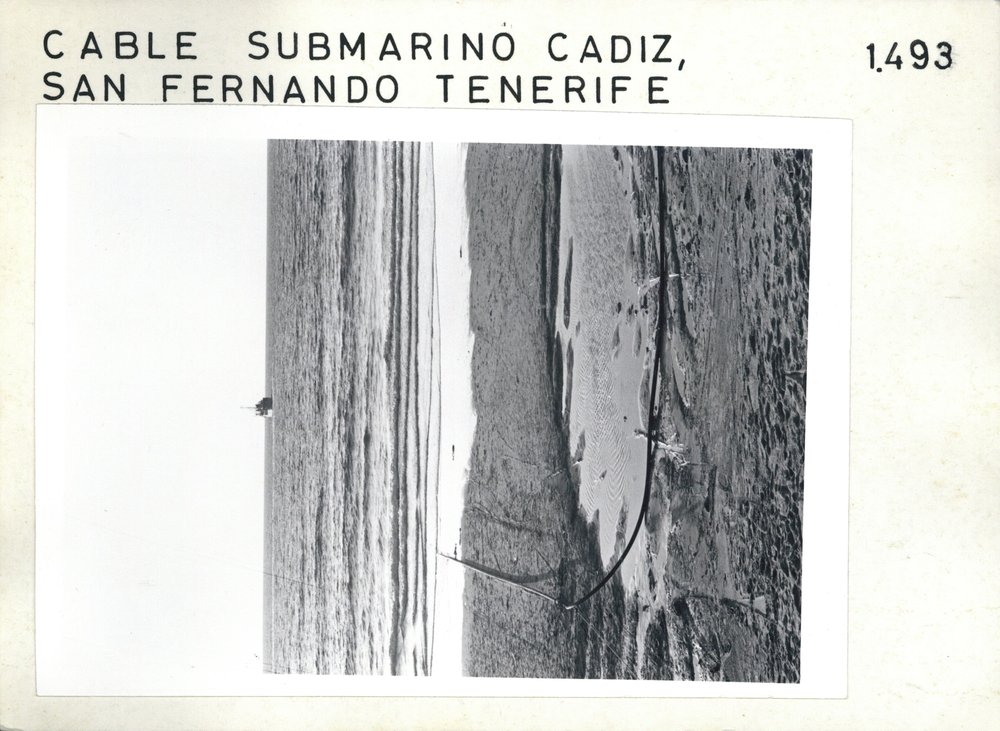 SUBMARINE CABLE. CADIZ, SAN FERNANDO - TENERIFE LINE