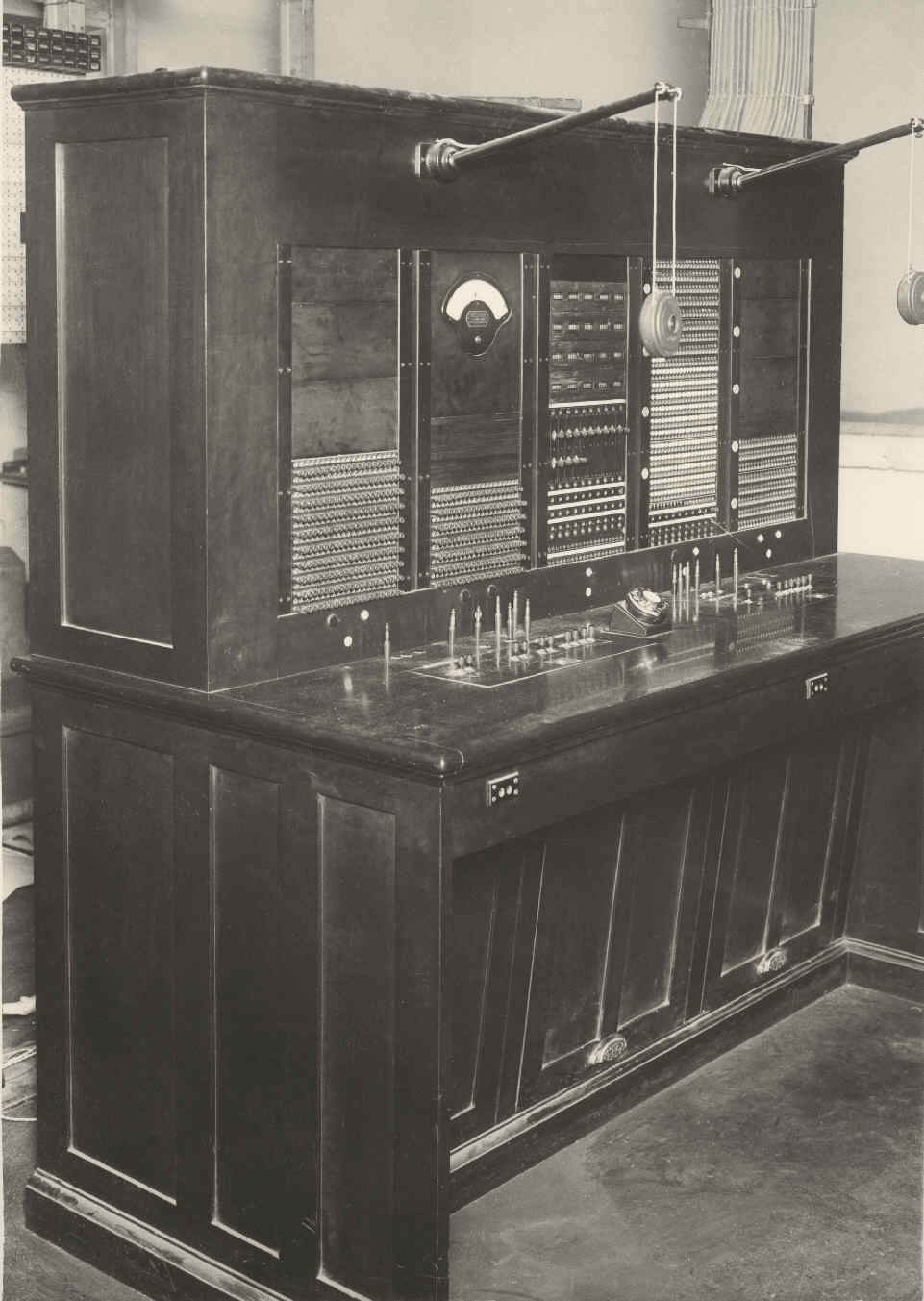 Madrid. Surveillance desk at the Gran Vía headquarters.