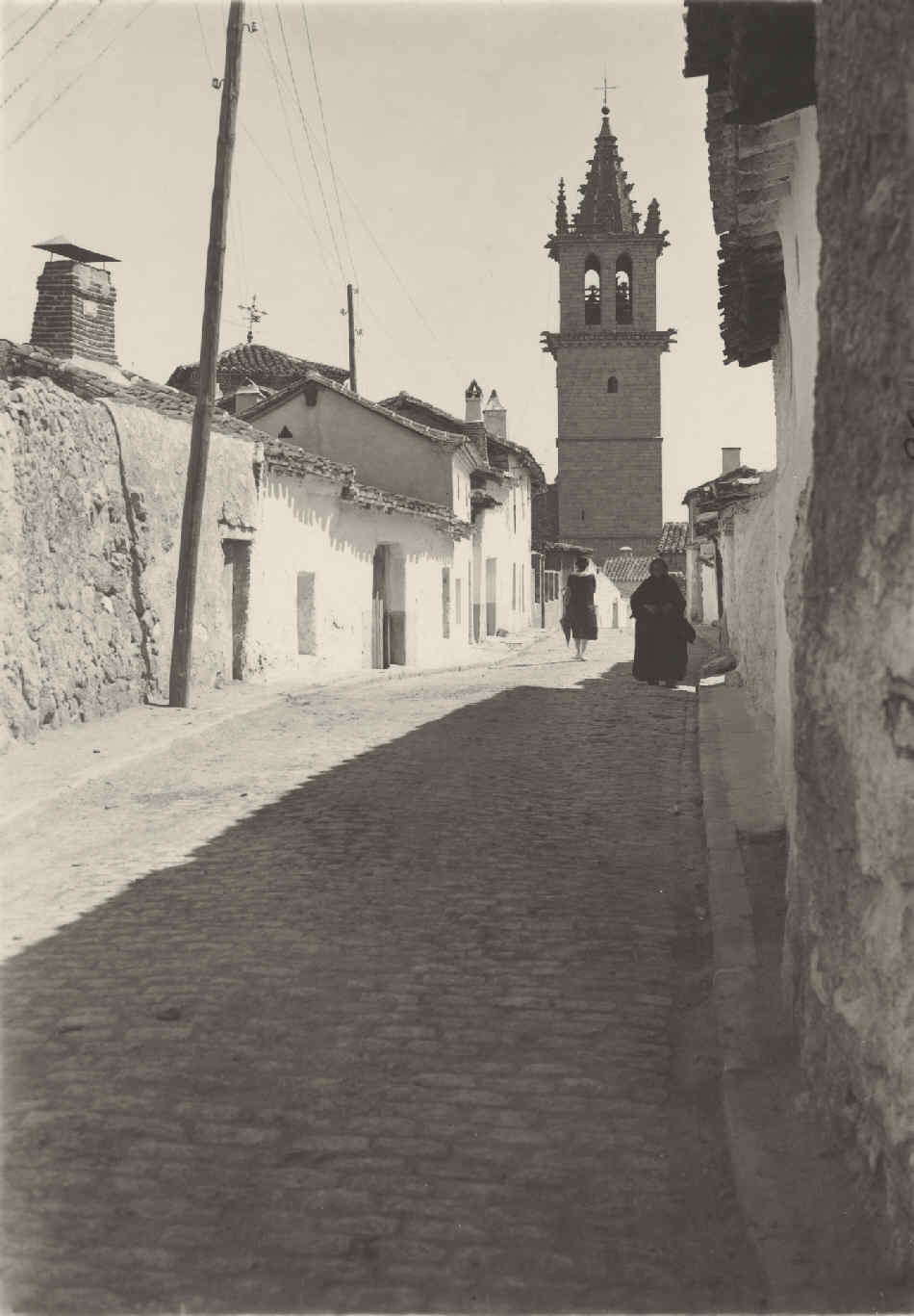 Una calle de Colmenar Viejo. Madrid.