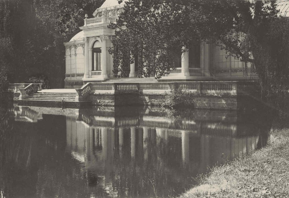 Palacio de cristal en el Retiro. Madrid.