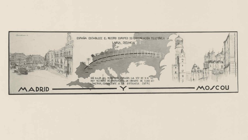 Poster announcing the success of the long distance race carried out by H.M. on a circuit of 3800 Kms.