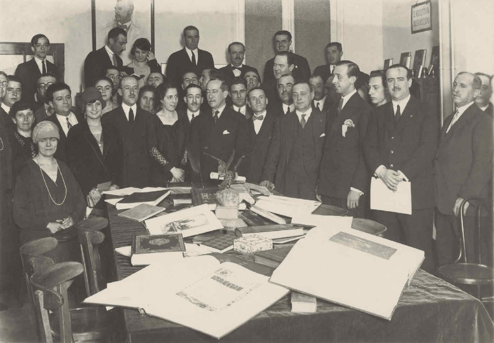 Inauguración de la Biblioteca de la Asociación.