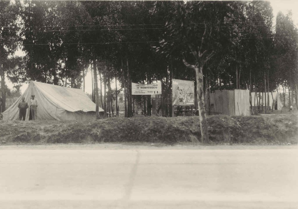 Montevideo to Colonia line, camp No. 1 in La Paz.