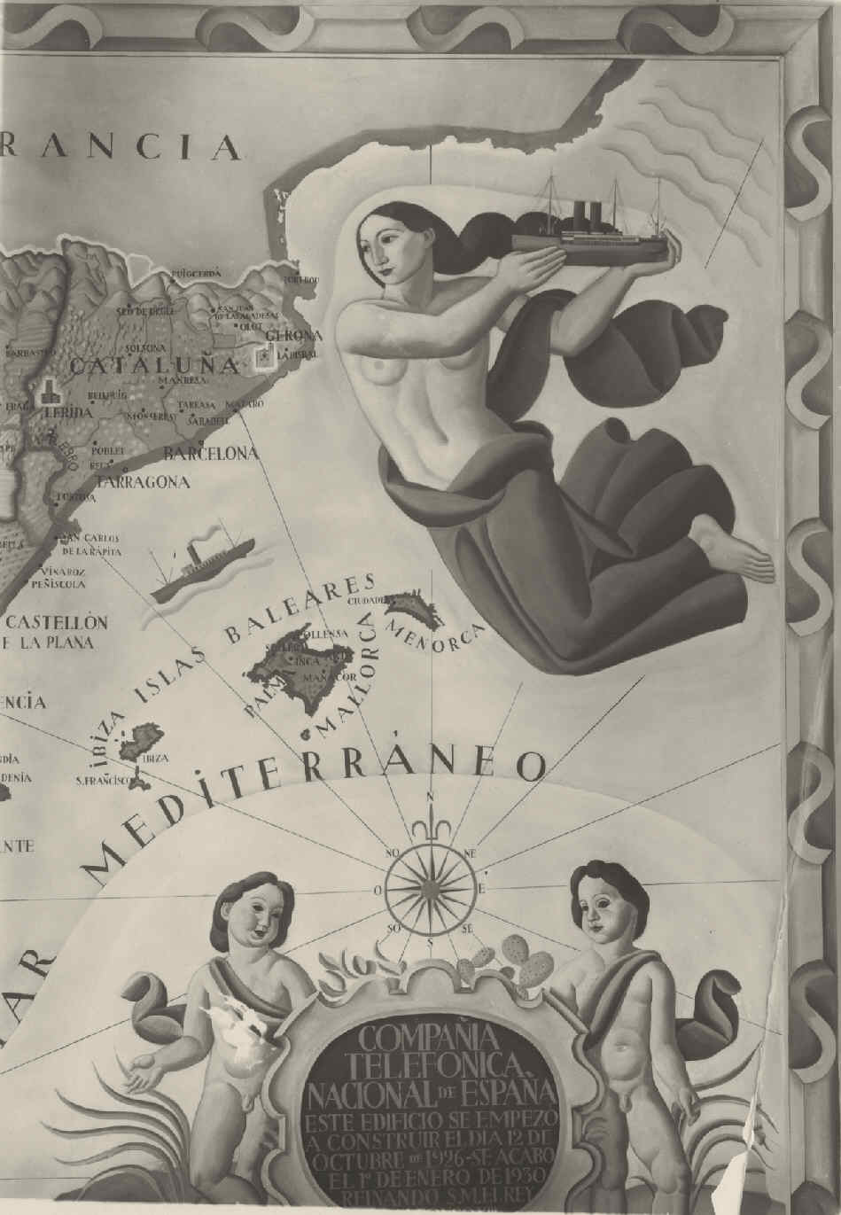 Madrid. Detalle del mapa del Sr. Caviedes. 