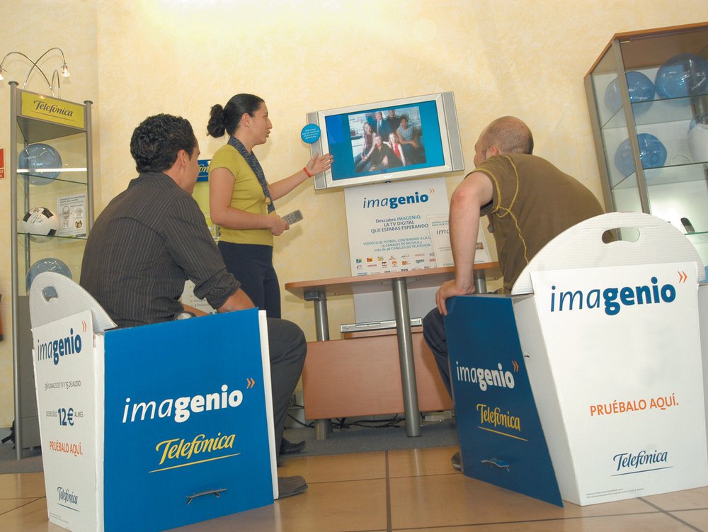 TELEFÓNICA LAUNCHES IMAGENIO, THE FIRST TELEVISION VIA ADSL IN SPAIN