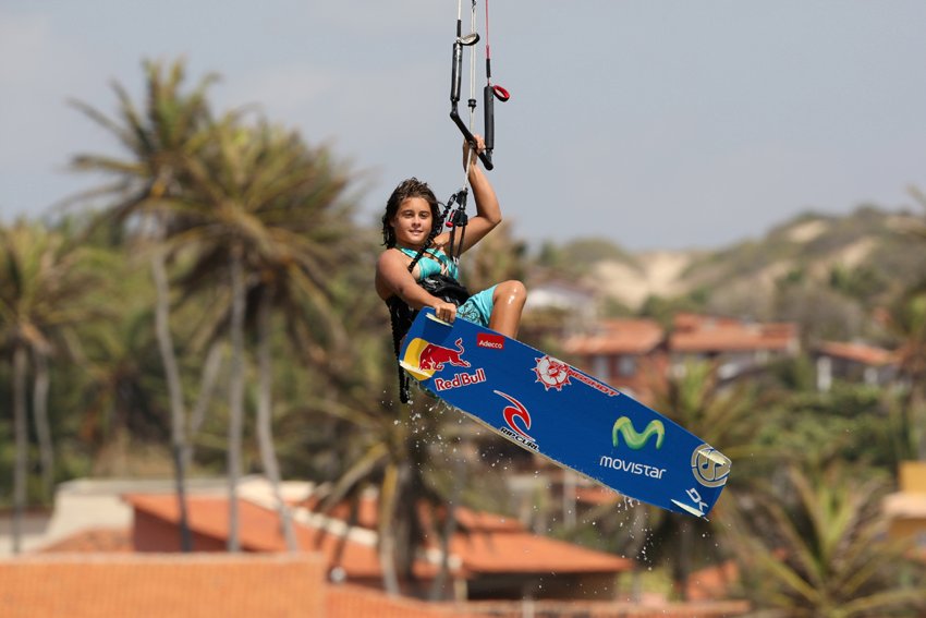 PRODIGY OF PRECOCITY IN SPORT, GISELA PULIDO IS PROCLAIMED WORLD KITESURFING CHAMPION AT THE AGE OF 13.