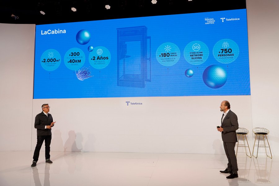 Presentation at Mobile World Congress of 'LaCabina', the center of technological inspiration for the digital transformation of companies and administrations