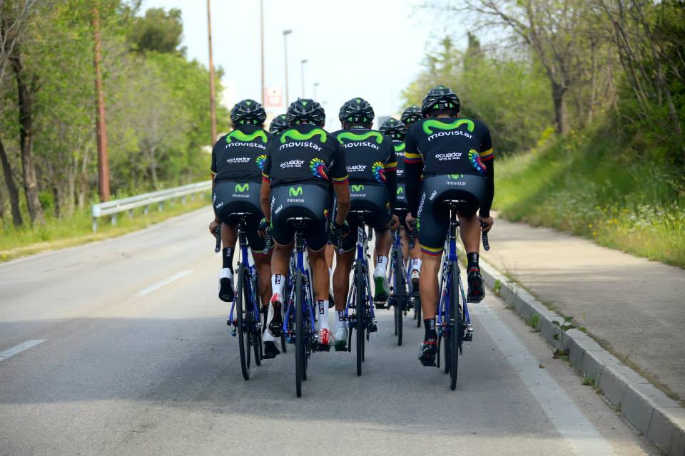 PRIDE IN BELONGING TO THE TEAM IS A PROMINENT VALUE AT TELEFÓNICA AND IS CLEARLY SHOWN IN THE SPONSORSHIP OF TEAM SPORTS SUCH AS CYCLING.