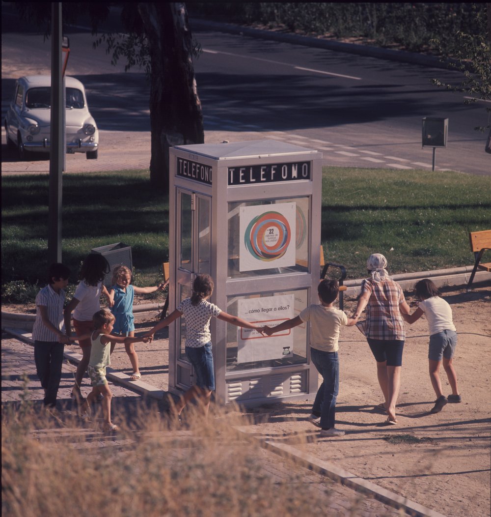 TELEPHONE BOOTH DURING THE 1970S