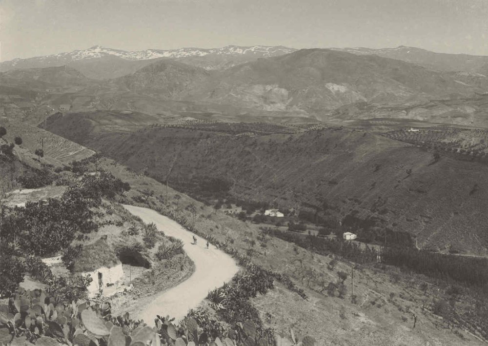 Vista de Sierra Nevada desde las proximidades de Granada.