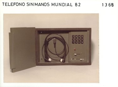 CIE (CENTRO DE INVESTIGACIÓN Y ESTUDIOS) : TELÉFONO MANOS LIBRES DEL MUNDIAL DEL 82