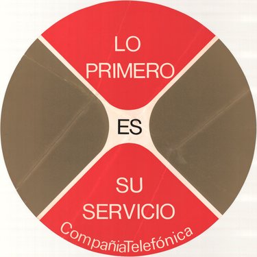 LO PRIMERO ES SU SERVICIO : COMPAÑÍA TELEFÓNICA