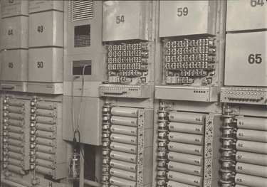 Hermosilla power station. Recorder racks.