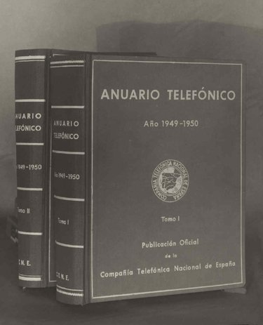 Anuario telefónico.