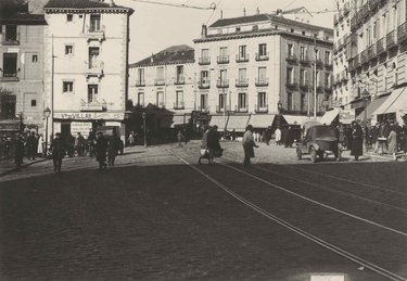 The Plaza de Santo Domingo without the column.