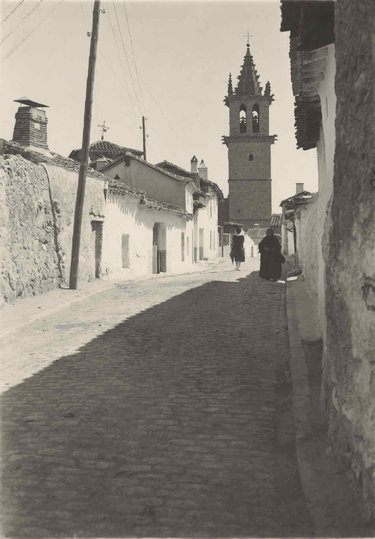 A street in Colmenar Viejo. Madrid.