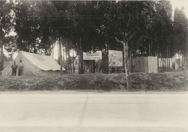 Montevideo to Colonia line, camp No. 1 in La Paz.