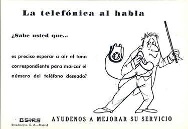 LA TELEFÓNICA AL HABLA : AYÚDENOS A MEJORAR SU SERVICIO