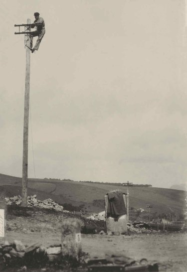Last post of the Portuguese line at the Spanish border.