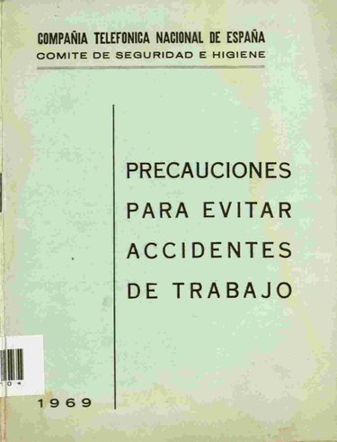 PRECAUCIONES PARA EVITAR ACCIDENTES DE TRABAJO