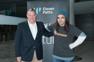 PRESENTATION OF THE NEW CYBERSECURITY SUBSIDIARY ELEVENPATHS BY CHEMA ALONSO AND MICHAEL DUNCAN