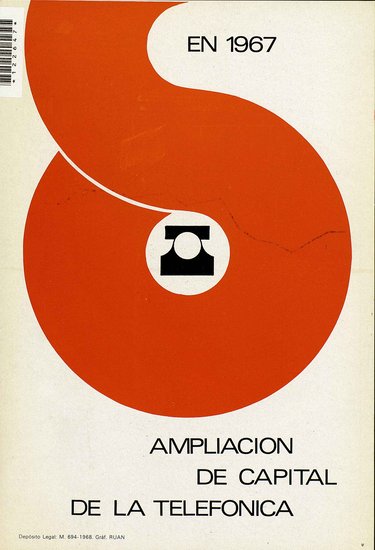 AMPLIACIÓN DE CAPITAL DE LA TELEFÓNICA EN 1967
