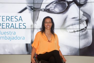 OUR AMBASSADOR TERESA PERALES IN THE TELEFÓNICA FOUNDATION SPACE