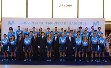 PRESENTATION OF THE MOVISTAR TEAM MEN'S AND WOMEN'S CYCLING TEAM
