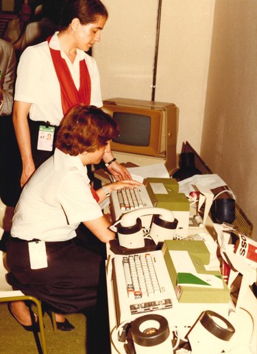 TELEREDACCIÓN CENTRO DE PRENSA MUNDIAL FÚTBOL 1982