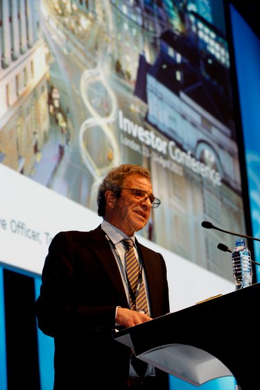 CÉSAR ALIERTA, CHAIRMAN OF TELEFÓNICA AT THE 8TH INVESTOR CONFERENCE IN LONDON
